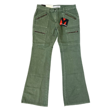 Load image into Gallery viewer, Army Green Cargo Jeans
