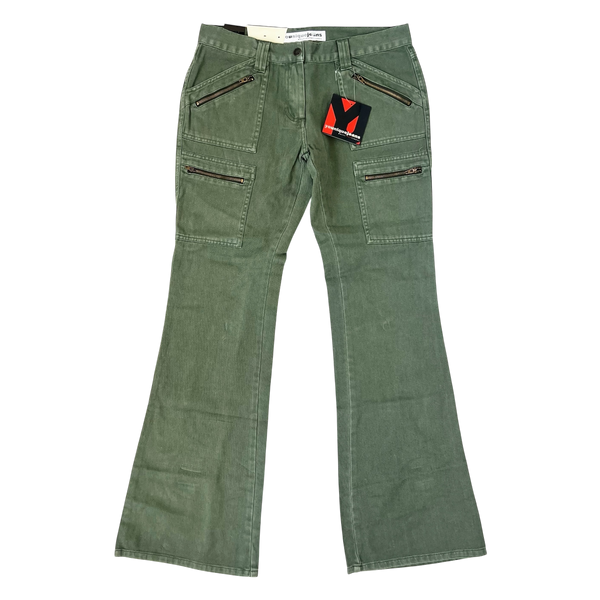 Army Green Cargo Jeans