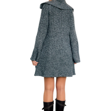Load image into Gallery viewer, Cozy Gray Knit Duster Cardi

