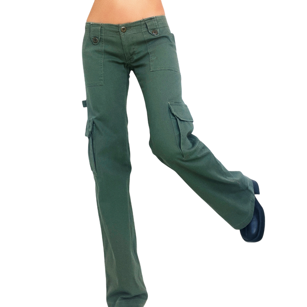 Vintage Ultra Low Rise Cargos