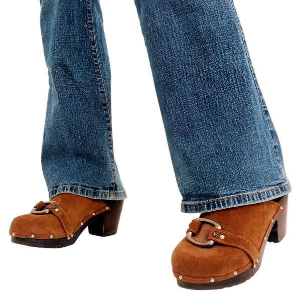 Juicy Couture Suede Clog Heels
