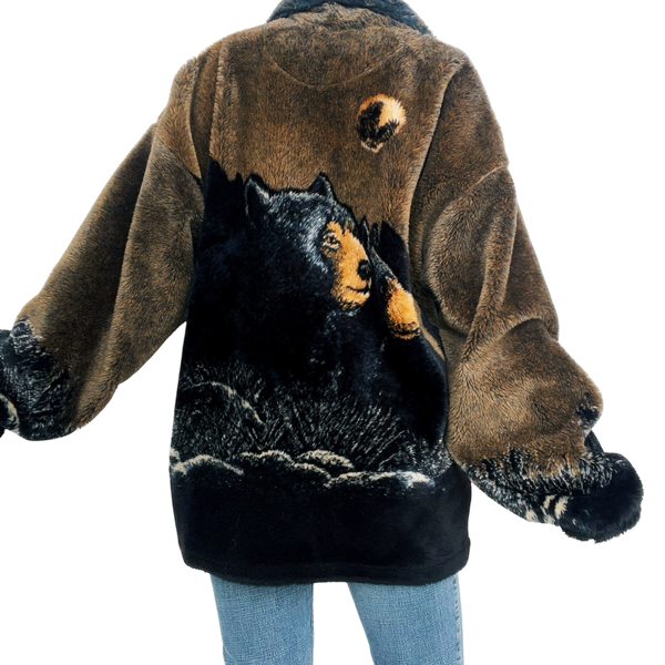 Vintage Fleece Bear Jacket