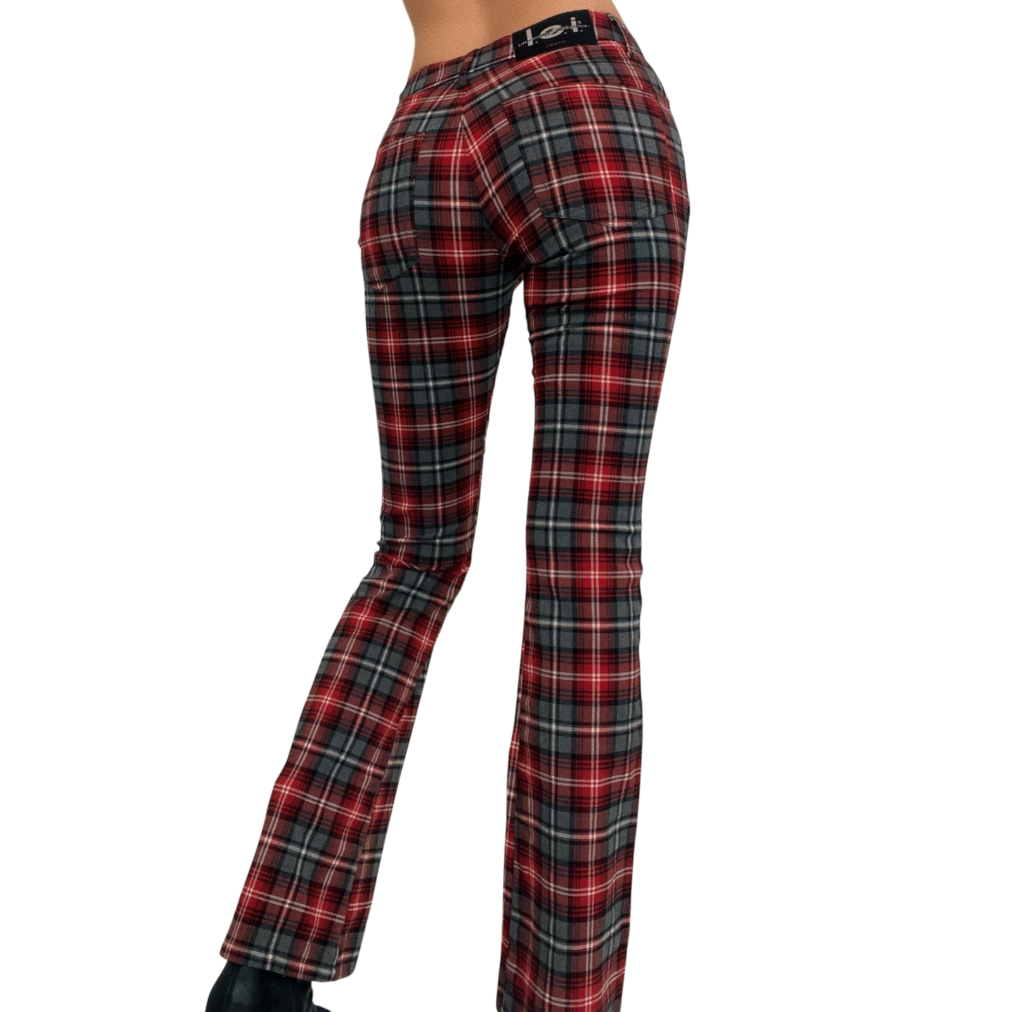 Early 2000s Red Plaid Pants