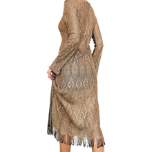 Load image into Gallery viewer, Gold Sheer Knit Duster
