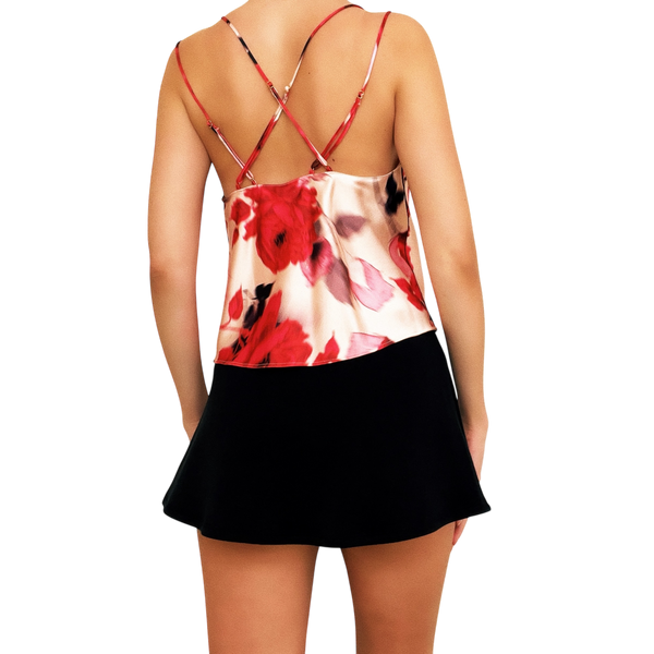 VS Satin Floral Cami