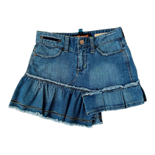 Load image into Gallery viewer, Asymmetrical Denim Mini Skirt
