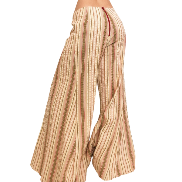 Ultra Wide Leg Striped Pants