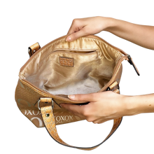 Load image into Gallery viewer, XOXO Tan Monogram Purse
