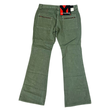 Load image into Gallery viewer, Army Green Cargo Jeans

