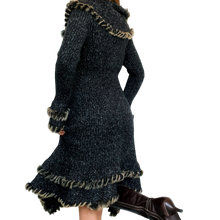 Load image into Gallery viewer, Fur Trim Duster Cardigan
