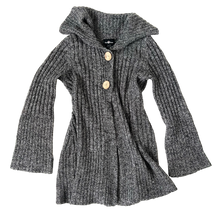 Load image into Gallery viewer, Cozy Gray Knit Duster Cardi
