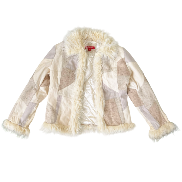 Early 2000s Furry Patchwork Jacket