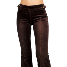 Load image into Gallery viewer, 90s Brown Corduroy Buckle Pants
