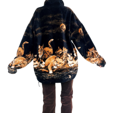 Load image into Gallery viewer, Rare Vintage Fleece Cat Jacket
