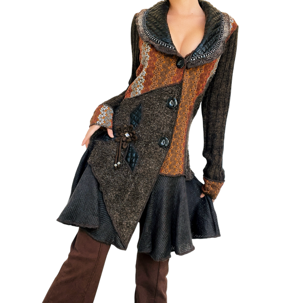 Embellished Fall Duster Cardigan