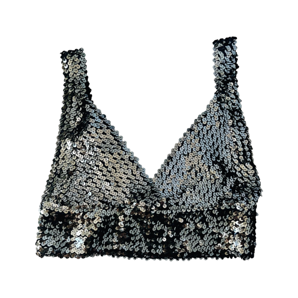 Vintage Sequin Bralette Top