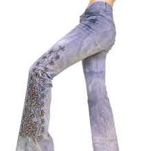 Load image into Gallery viewer, Caché Heavily Beaded Flare Jeans
