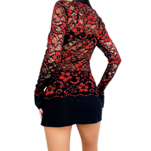 Load image into Gallery viewer, Caché Lacy Double Zip Blouse
