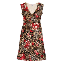 Load image into Gallery viewer, 90s Floral Leopard Dress
