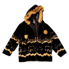 Load image into Gallery viewer, Vintage Furry Hooded Bear Coat
