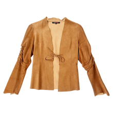 Load image into Gallery viewer, Vintage Suede Tie Front Shacket
