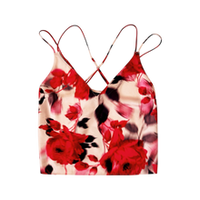 Load image into Gallery viewer, VS Satin Floral Cami
