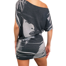 Load image into Gallery viewer, Slouchy Graphic Mini Dress
