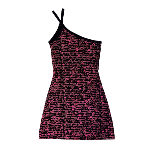 DKNY One Shoulder Mini Dress