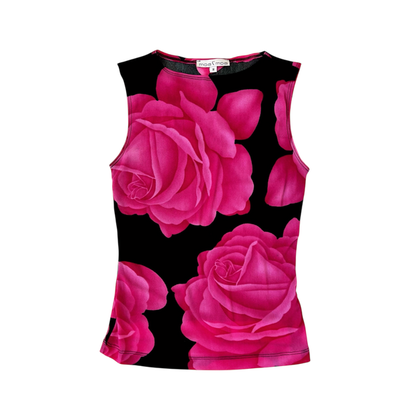 90s Mesh Rose Top