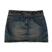 Load image into Gallery viewer, Grungy Grommet Mini Skirt
