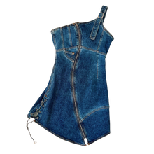 Load image into Gallery viewer, Rare Bebe Denim Mini Dress

