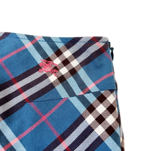 Load image into Gallery viewer, Burberry Vintage Blue Plaid Skirt

