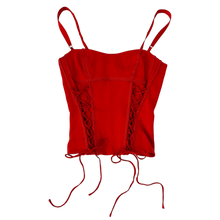 Load image into Gallery viewer, Marciano Vibrant Red Corset Top

