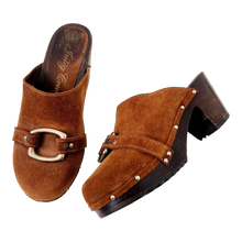 Load image into Gallery viewer, Juicy Couture Suede Clog Heels
