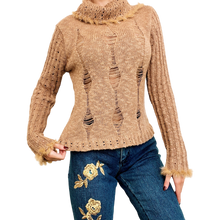 Load image into Gallery viewer, Furry Silk Knit Sweater
