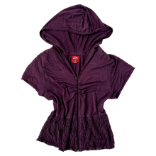 Load image into Gallery viewer, Miss Sixty Plum Hoodie Top

