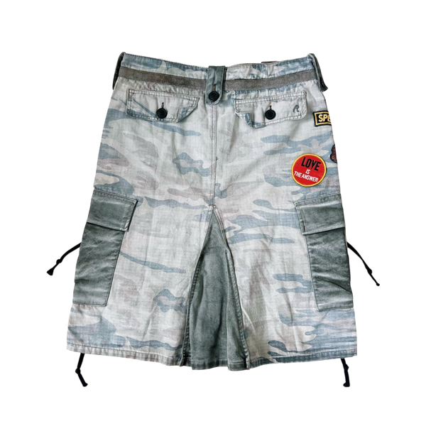 Italian Vintage Camo Skirt