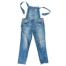 Load image into Gallery viewer, Paige Distressed Denim Overalls

