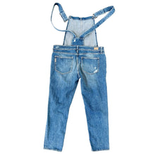 Load image into Gallery viewer, Paige Distressed Denim Overalls
