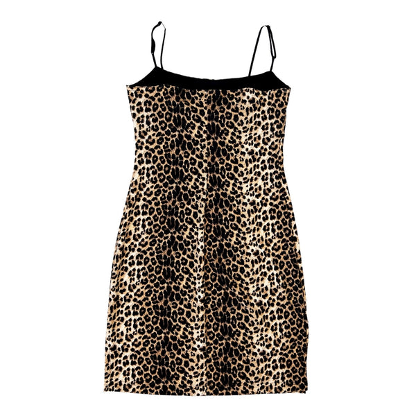 90s Leopard Print Dress