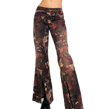 Load image into Gallery viewer, 90s Belted Floral Pants
