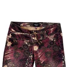 Load image into Gallery viewer, 90s Belted Floral Pants
