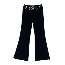 Load image into Gallery viewer, Caché Black Belted Flare Pants
