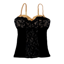 Load image into Gallery viewer, Intimissimi Black &amp; Gold Bustier
