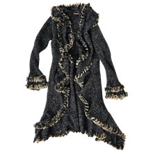 Load image into Gallery viewer, Fur Trim Duster Cardigan
