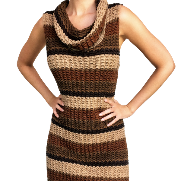 Vintage Cozy Knit Dress