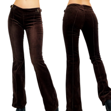 Load image into Gallery viewer, 90s Brown Corduroy Buckle Pants
