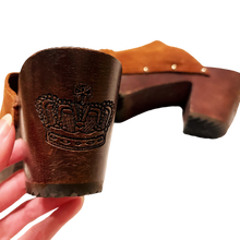 Load image into Gallery viewer, Juicy Couture Suede Clog Heels

