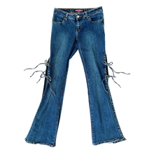 Load image into Gallery viewer, Early 2000s Side Tie Jeans
