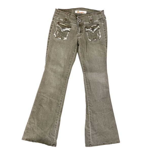 Z. Cavaricci Faded Olive Jeans